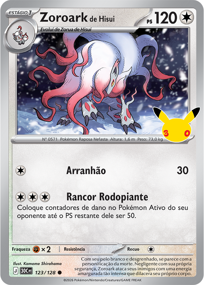 Zoroark de Hisui 123