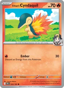 Cyndaquil do Ethan 032/182
