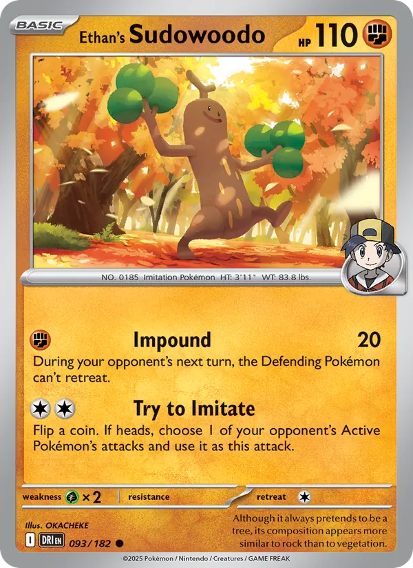 Sudowoodo do Ethan 093/182
