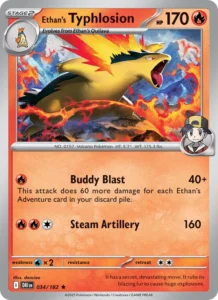 Typhlosion do Ethan 034/182