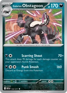Obstagoon de Galar 132/217