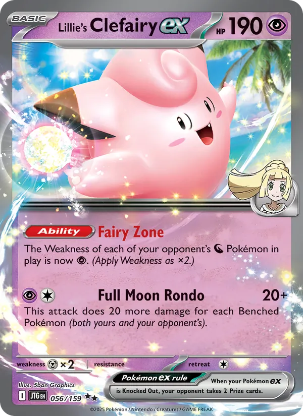 Clefairy ex da Lílian 056/159