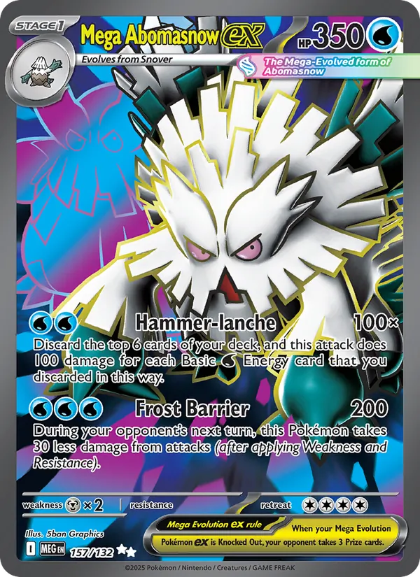 Mega Abomasnow ex 157/132