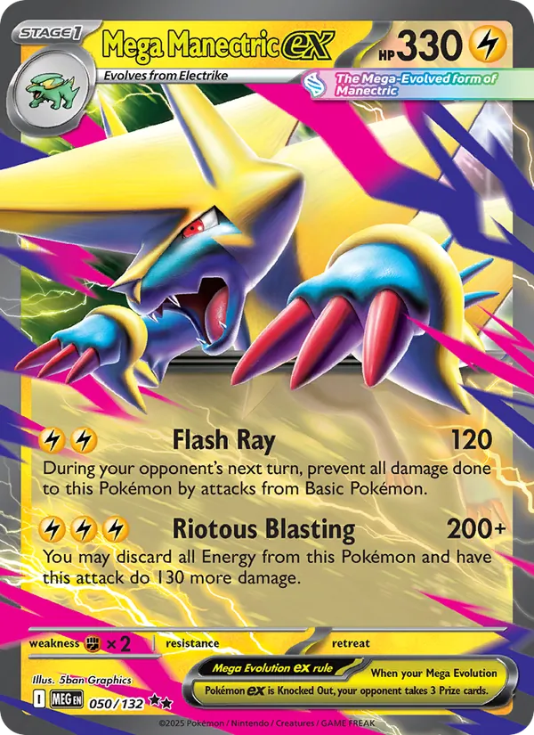 Mega Manectric ex 050/132