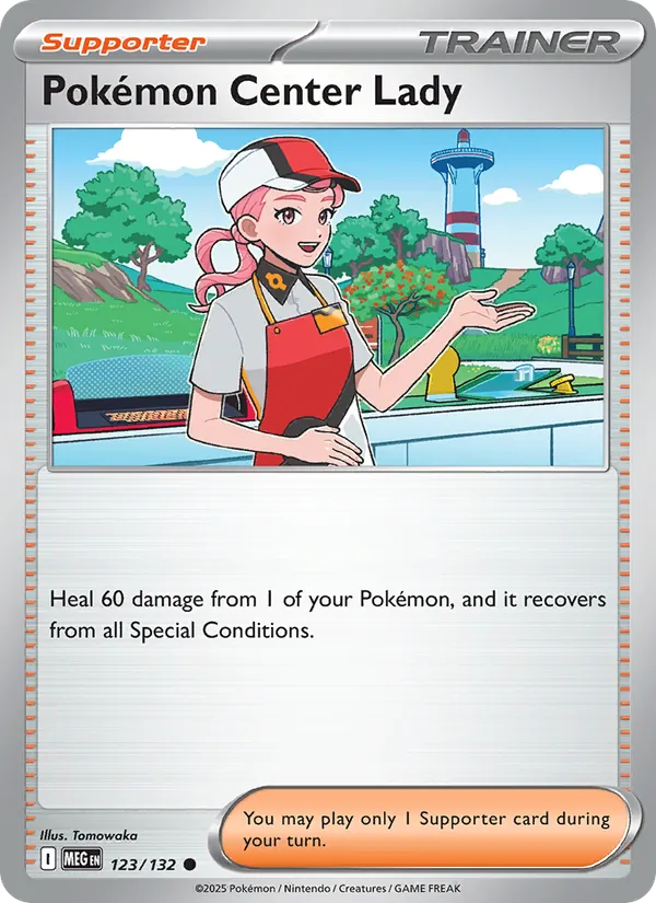 Dama do Centro Pokémon 123/132