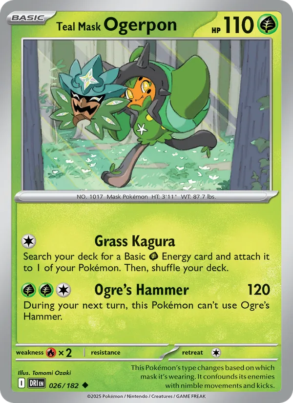 Ogerpon Máscara Turquesa 026/182