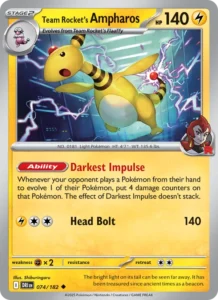 Ampharos da Equipe Rocket 074/182