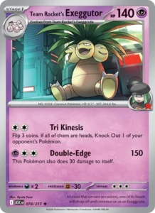 Exeggutor da Equipe Rocket 078/217