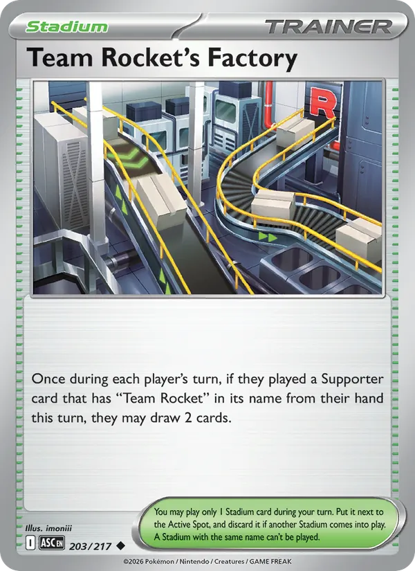 Fábrica da Equipe Rocket 203/217