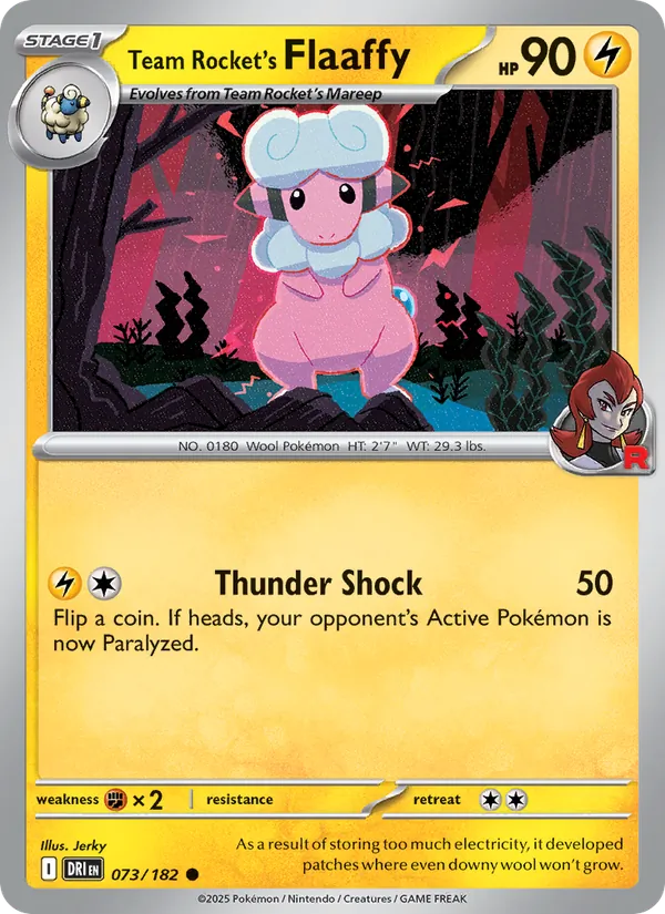 Flaaffy da Equipe Rocket 073/182