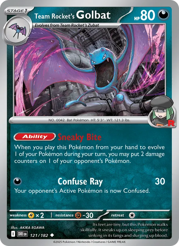 Golbat da Equipe Rocket 121/182