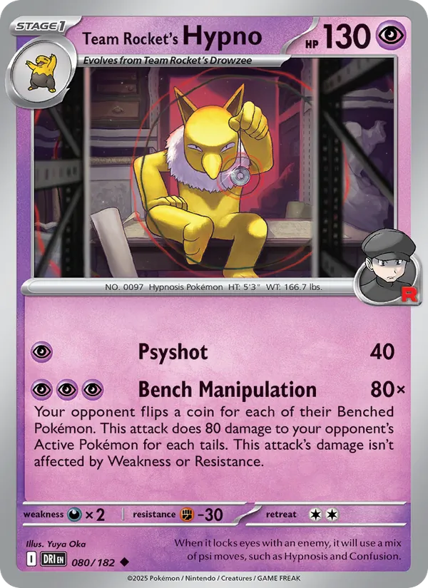 Hypno da Equipe Rocket 080/182
