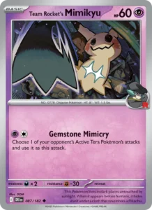 Mimikyu da Equipe Rocket 087/182