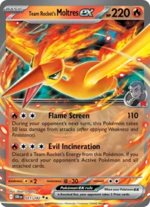 Moltres ex da Equipe Rocket 031/182