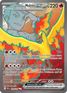 Moltres ex da Equipe Rocket 208/182