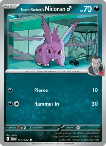 Nidoran♂ da Equipe Rocket 117/182