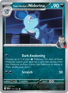 Nidorina da Equipe Rocket 115/182