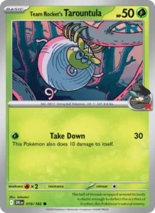 Tarountula da Equipe Rocket 019/182