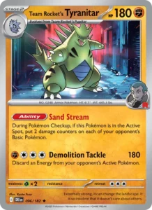 Tyranitar da Equipe Rocket 096/182