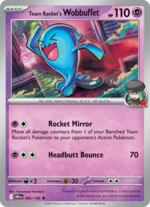 Wobbuffet da Equipe Rocket 082/182