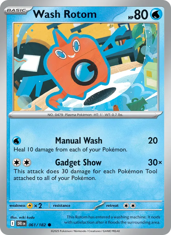 Rotom Lavagem 061/182